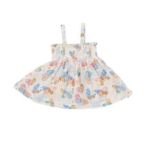 Angel Dear Smocked Top in a butterfly print